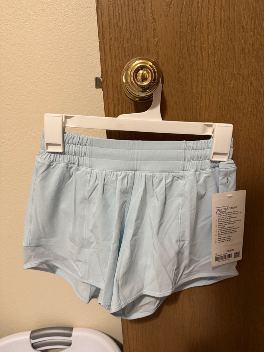 lululemon athletica Light Blue Athletic Shorts